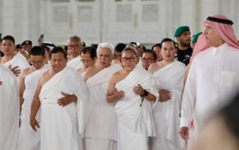 Presiden Republik Indonesia Prabowo Subianto Melaksanakan Ibadah Umrah di Kota Suci Makkah.
