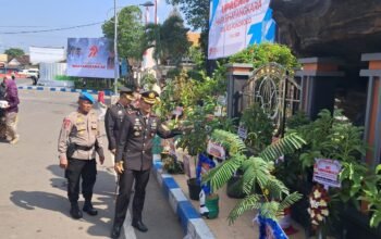 Dukung Ketahanan Pangan Ratusan Bibit Tanaman Produktif Jadi Ucapan Selamat Hari Bhayangkara ke -79 di Ponorogo