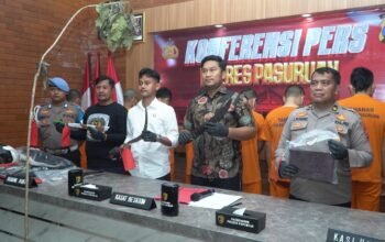 Polisi Ringkus Pelaku Pembunuhan Berencana di Gempol