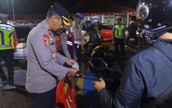 Operasi Cipta Kondisi Polres Kediri Kota, Polisi Tindak 216 Pelanggar Lalu Lintas