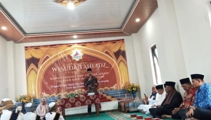 Wakil Ketua DPRD Agam Muhammad Risman Hadiri Wisuda Tahfidz Angkatan ke-III Rumah Tahfidz Bina Insani