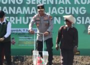 Kapolda Jatim Pimpin Penanaman Jagung Serentak di Nganjuk, Dukung Target Nasional 10 Juta Ton