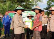 Dukung Ketahanan Pangan Nasional, Polres Pesawaran Gelar Penanaman Jagung Serentak