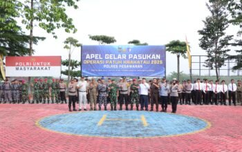 Polres Pesawaran Gelar Apel Pasukan Operasi Patuh Krakatau 2025, Tekankan Disiplin Lalu Lintas Demi Keselamatan Bersama