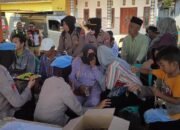 Polwan Polres Pasuruan Kota Beri Pendampingan Keluarga 3 Pemancing yang Hilang di Perairan Lekok