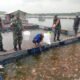 Babinsa Sambangi Peternak Nila, Jalin Sinergi dan Dukung Peningkatan Produksi