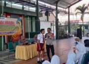 Satbinmas Polres Kediri Kota Ajak Siswa Bijak Bermedsos dan Bahaya Judi Online di MPLS SMPN 1