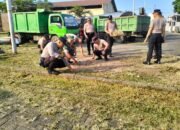 Sinergi Tiga Pilar, Polres Madiun Kota Kerja Bakti di Lokasi Dapur MBG Dukung Program Nasional