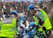 Rotasi Kontingen India, Satgas SEMPU XXV-Q Laksanakan Luggage Check dan Body Search Kepada Personel Indbatt.