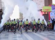 Kapolres Kediri Ikuti Tantangan Tanjakan Ikonik di Event Kediri Dholo KOM 2025