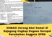 Somasi Dorong Aksi Damai di kejagung Ungkap Dugaan Korupsi Perumahan Agonta DPRD Kabupaten Bekasi