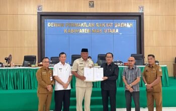 Rapat Paripurna DPRD Kabupaten Nias Utara Berjalan Sukses
