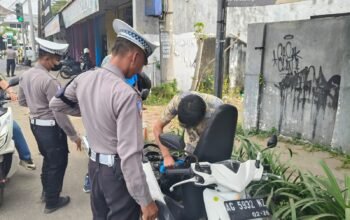 481 Kendaraan Terjaring Operasi Patuh Semeru 2025 di Kota Kediri