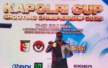 Aipda Rudy Wiradilaga Raih Juara 1 Divisi Revolver di Kejuaraan Kapolri Cup 2025IPSC Shooting Championship 2025
