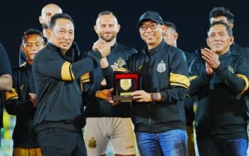 Launching Bhayangkara Presisi Lampung FC, Kapolri Ingatkan Semangat Persatuan