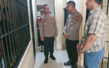 Kapolres Agam lakukan Pengecekan Rumah Tahanan Mapolres Agam