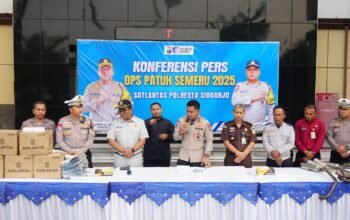 Operasi Patuh Semeru 2025 Polresta Sidoarjo Berhasil Tekan Kecelakaan Hingga 62 persen