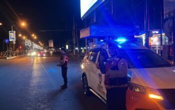Sat Samapta Polres Kediri Kota Gelar Patroli KRYD, Guna Cegah Tindak Kriminalitas Di Malam Hari