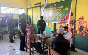 TMMD Boyolali Gelar Pengobatan Gratis untuk Lansia dan Warga Sarimulyo