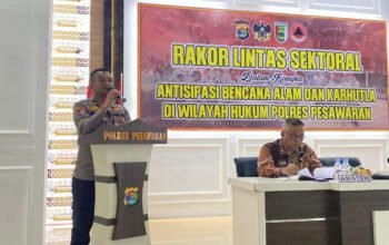 Polres Pesawaran dan Forkopimda Gelar Rakor Lintas Sektoral, Antisipasi Bencana Alam dan Karhutla