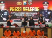 Polres Kediri Kota Ungkap Pengeroyokan di Mojo Kediri, Tiga Diantaranya Anak Bawah Umur