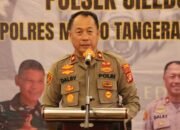 Polsek Ciledug Membuat Trobosan Satgas Anti Tawuran Yang Di Lantik Langsung Oleh Kapolres Metro Tangerang Kota