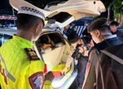 Operasi Cipta Kondisi, Polres Kediri Kota Tilang 111 Pelanggar di Jalan Brawijaya