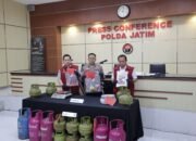Polda Jatim Ungkap Penyalahgunaan LPG Subsidi di Malang, Tersangka Raup Untung Rp160 Juta Diamankan