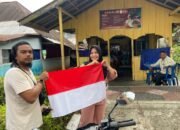 Kegiatan Pemberian Bendera Merah Putih Kepada Masyarakat Dalam Rangka Memperingati HUT RI Ke 80 Tahun 2025