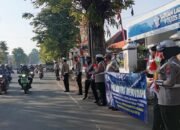 Merah Putih di Jalanan Jember: Polisi Ajak Warga Sambut HUT RI ke-80 Gelorakan Semangat Nasionalisme