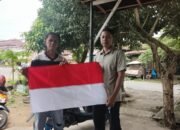 “Polres Agam Bagikan Bendera Merah Putih Sambut HUT RI ke-80”
