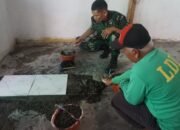 Sasaran Fisik Rehab RTLH TMMD Reguler Ke-125 Kodim 0735/Surakarta Garab Pemasangan Keramik