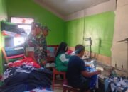 Babinsa Cek UMKM Konveksi Kaos, Dorong Peningkatan Kualitas dan Produktivitas