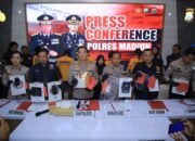 Polres Madiun Berhasil Bongkar Jaringan Narkoba, 4 Tersangka dan 1,1 Kg Sabu Disita