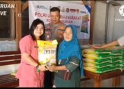 Polres Pasuruan Galakkan Pasar Murah, 200 Paket Beras di Polsek Winongam Ludes Terjual