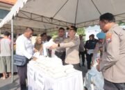 Gerakan Pangan Murah Polres Bojonegoro Disambut Antusias Warga 30 Ton Beras Habis Terjual