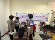Polwan Polres Pasuruan Gelar Donor Darah Sambut Hari Jadi ke-77 Polwan RI