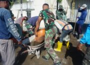 Tinggal 7 Hari Lagi Selesai, Semangat Kerja Satgas TMMD Reguler Ke-116 Kodim 0735/Surakarta Tak Pernah Pudar