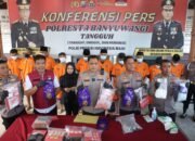 Polresta Banyuwangi Berhasil Ungkap Narkoba Selama Agustus 2025 Amankan 10 Tersangka Sita 4,4Kg Sabu dan Ribuan Butir Okerbaya