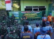 Peringati HUT RI Ke-80, Satgas TMMD Reguler Ke-125 Kodim 0735/Surakarta Gelar Karya Bakti Pembersihan Sungai