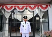 Dalam rangka upacara HUT RI Ke 80 di lapangan desa lumbirejo