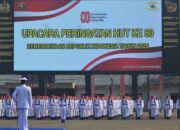 Prajurit Pasmar 1 Laksanakan Upacara Peringatan HUT Ke-80 Kemerdekaan RI