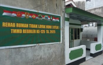 Sasaran Fisik Renovasi RTLH TMMD Reguler Ke-125 Kodim 0735/Surakarta Selesai 100 Persen