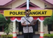Polres Langkat Gelar Upacara Peringatan Hari Juang Polri ke-80