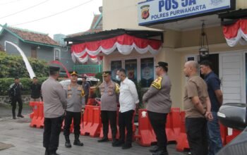 “Kapolres Purwakarta Pantau Langsung Pengamanan Aksi SP3JB, Pastikan Kamtibmas Tetap Aman”