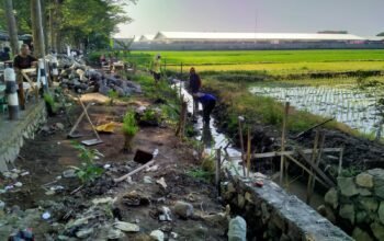 Rehabilitasi Saluran Irigasi di Kelurahan Dandangan (Timur Rusunawa) Kota Kediri Tahun 2025