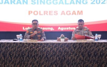 Polres Agam Gelar Lat Pra Ops Jaran Singgalang 2025, Fokus Penanggulangan Curanmor dan Cipta Kondisi Kamtibmas