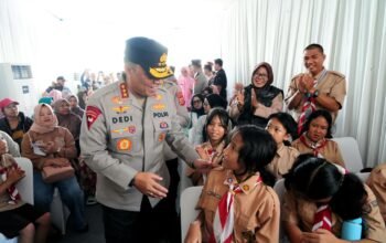 Wakapolri Tinjau Bakti Sosial dan Pembangunan SMA Kemala Taruna Bhayangkara di Bogor