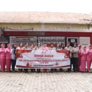 Polwan Polres Langkat Gelar Donor Darah Sambut HUT Polwan ke-77