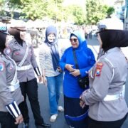 CFD Jadi Momen Polres Kediri Edukasi Tertib Berlalu Lintas